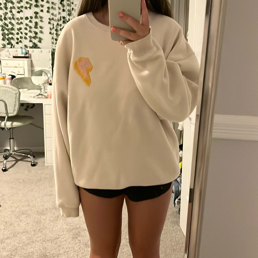 starfit lightning bolt crew neck